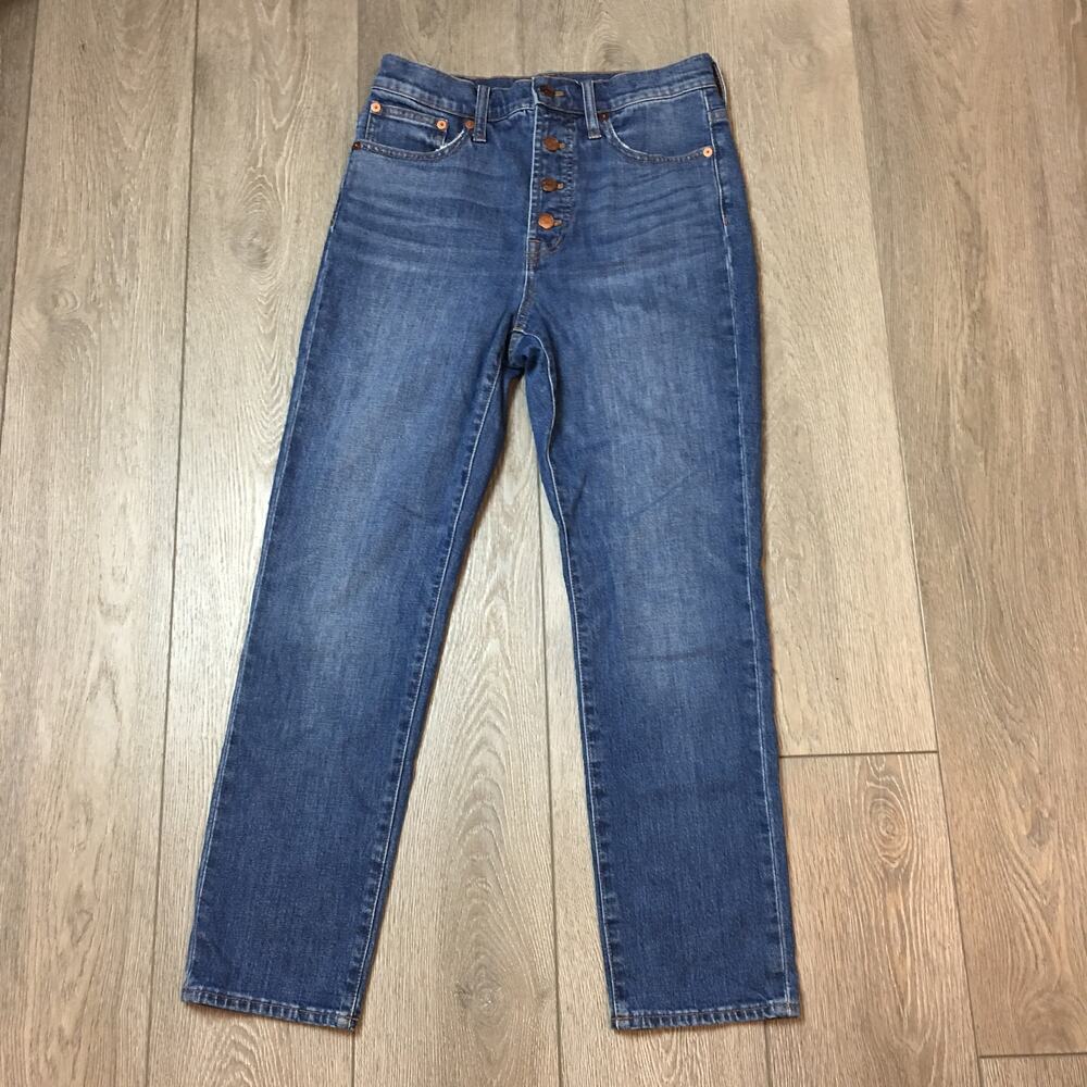 Madewell The perfect vintage crop jean Blue Women Size 26